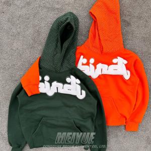 500gsm Custom Rhinestone Hoodie French Terry Hoodie Streetwear Puff Print