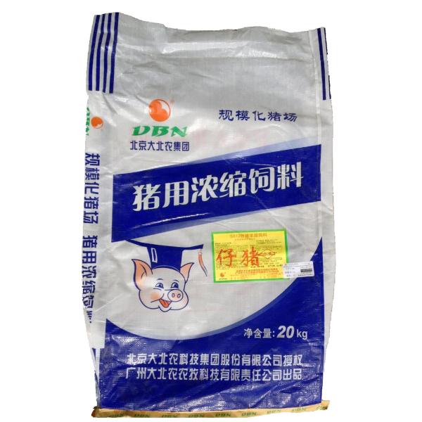Multi - Functional BOPP Laminated PP Woven Bags , Woven Polypropylene Feed Bags