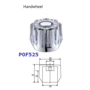 Metered Plastic Basin Tap Faucet In White & Chrome