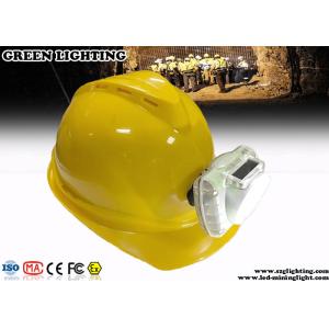 Cool White Cordless LED Mining Cap Lamp 13000 Lux Brightness Anti - Explosive