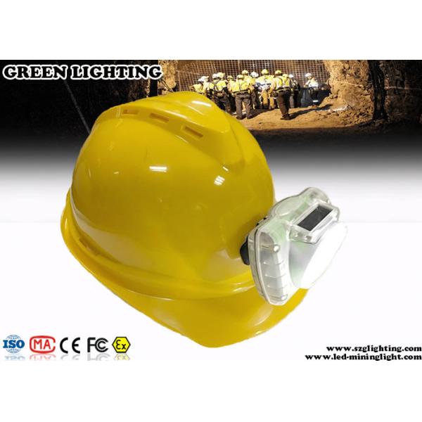Buy Cool White Cordless LED Mining Cap Lamp 13000 Lux Brightness Anti - Explosive at wholesale prices