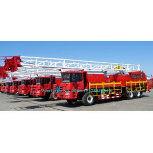 Red Pile Drilling Machine Water Well Drilling Truck ZJ10 / 900CZ 1000m Drilling