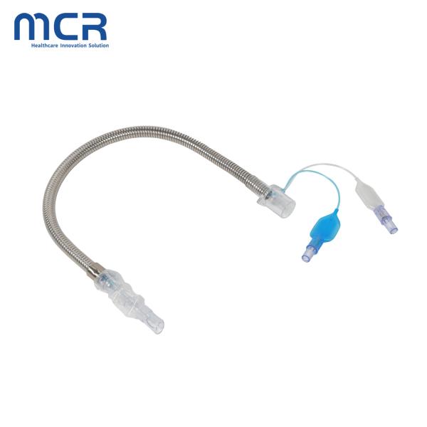 Double Cuff Laser Resistant Endotracheal Tube With Double In Pilot Bag