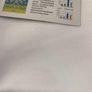 Lightweight Peach Skin Fabric Cool Feeling Microfiber Wicking Fabric For Summer