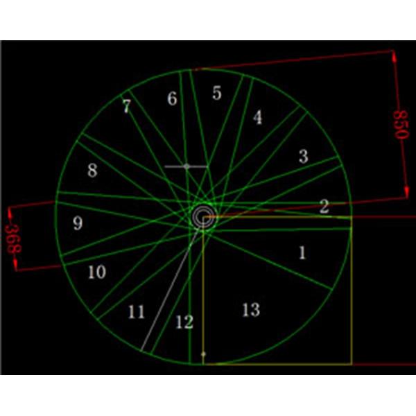 Spiral Staircase VH22S Aluminum Tread Beech 304 Stainless Steel Stainless Steel Stair Handrail Railing Glass