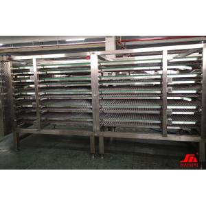 CE 90 Degrees Turning Mesh Belt Food Industry Conveyors