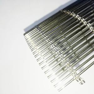 Stainless Steel Architectural Woven Wire Mesh Polished Surface ISO9001 Certified