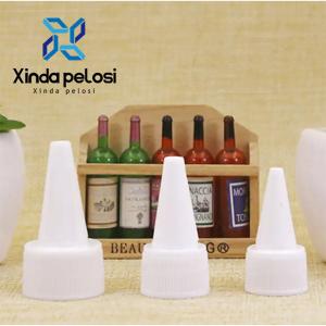 Custom Long Nozzle Spout Cap Plastic Twist Cap Top Twisted Cap