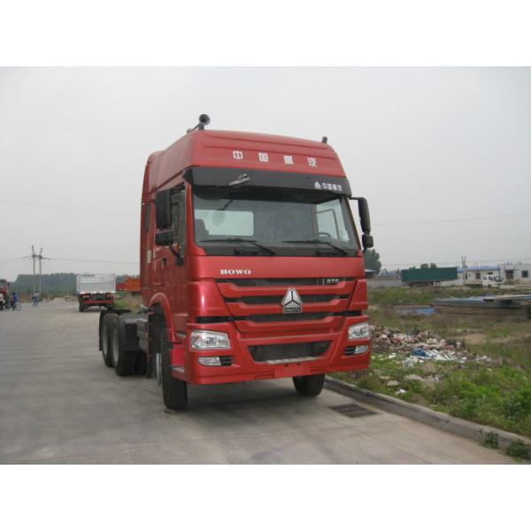 SINOTRUK HOWO 6X4 371HP Prime Mover Truck Tractor Head Truck With 2 Bunkers