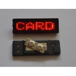 Rechargeable USB Flashing Electronic LED Name Badge Sign Programmable Scrolling