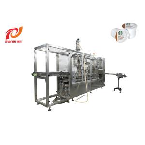 Double Lanes 6000pcs/Hour 25L K Cup Filling And Sealing Machine