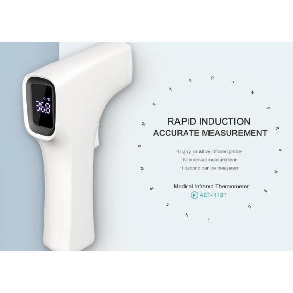 Simple Operation Professional Non Contact Forehead Thermometer ABS Plastic