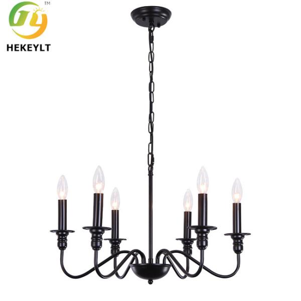 Buy Industrial Retro Style Iron Pendant Light 6 Heads at wholesale prices