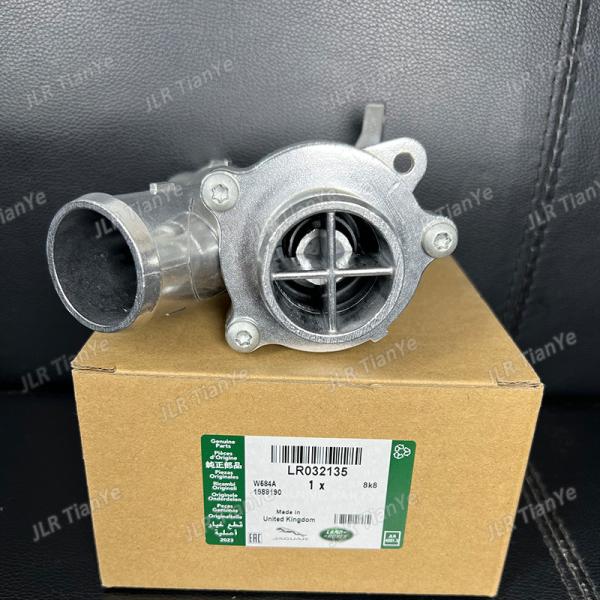 LR032135 LR035124 AJ812976 3.0 V6 5.0 V8 Aluminum Thermostat Housing For Range Rover