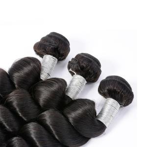3 Bundles / 300g Indian Human Hair Weave Bundles Loose Wave Virgin Hair