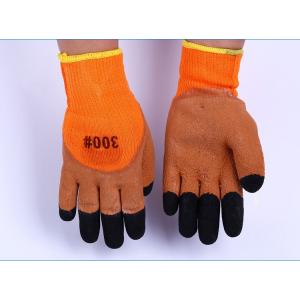 24cm Finger Strengthen Foam Latex Coated Work Gloves