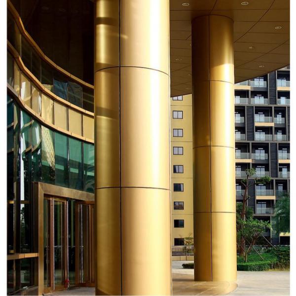 Weather Resistant Aluminium Cladding Sheet 25 Years Life 2.0J Impact Resistance