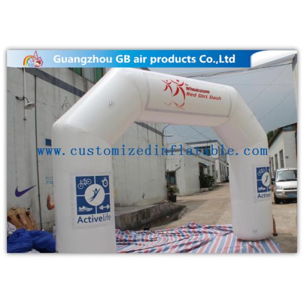 White Inflatable Arch Rental Advertising Arch for Events / Activity