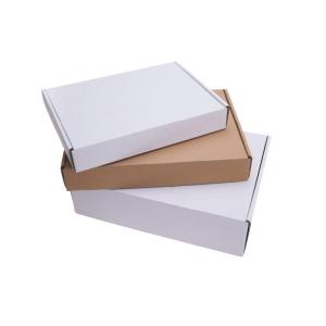 Customizable White Rigid Electronics Shipping Packaging Box Art Paper With