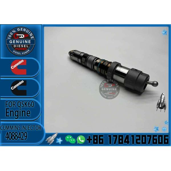 Diesel Fuel Injector 4088429 4088431 Common Rail Diesel Fuel Injector Compatible with Cummins QSK23 QSK60 Engine