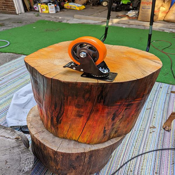 Black 3 Inch Industrial Heavy Duty Caster Wheels 200 Kg Castor