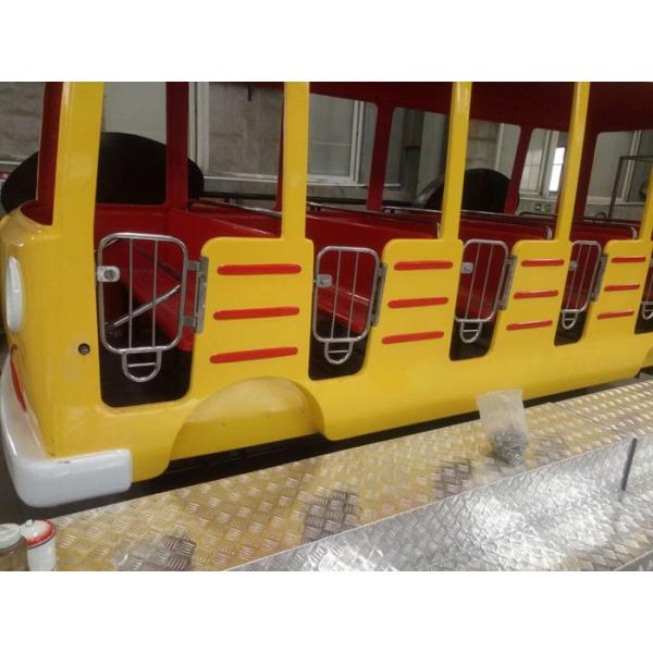 360 Degrees Rotation Kids Theme Park Rides , 24 Seats Crazy Bus Ride For All Ages