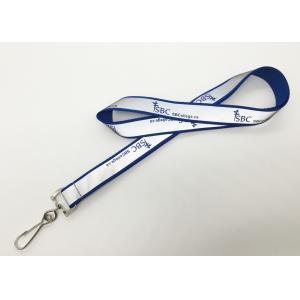 China Fashionable Breakaway Badge Lanyards With Woven / Silk Screen Technique on sale