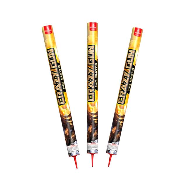 Buy Crazy Gun Roman Candle Fireworks Pyrotechnics 140 Shots 10kg For Export at wholesale prices