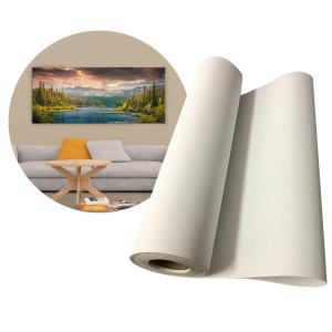 Eco Solvent 360gsm Matte Cotton Blank Art Canvas Roll For Inkjet Print