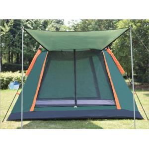 Outdoor 205*205*135cm Green PU2000MM 210T Polyester Water Resistant Automatic