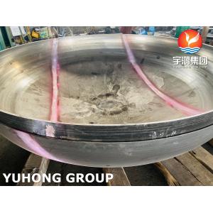 ASME SA240 SS321 Stainless Steel Heat Exchanger Elliptical Heads