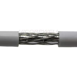 RoHS Approved White RG6 Coaxial Cable For Video Applications