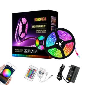RGB 5050 Light Set Tape Smart LED Music Light IP65 Waterproof 5M Home Decoration