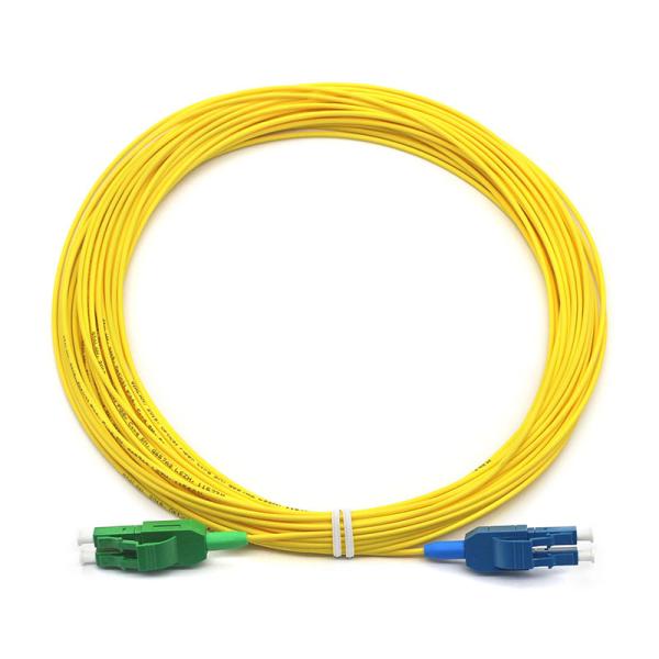 Buy Versatile Fiber Optic Patch Cord LC APC to LC UPC SM Uniboot G652D for High-Speed Data Transmission at wholesale prices