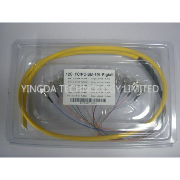 FTTH Optic Fiber Pigtail FC UPC SM Single Mode Simplex 900um LSZH 5M Yellow 1310nm