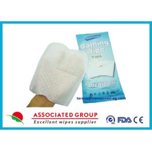 Medical Patient Wet Wash Glove Bathing Wipes Perfumed Free Ultra Soft
