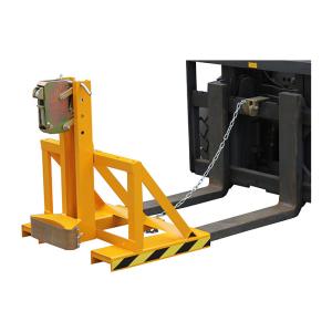 DG500A Forklift Mounted Rubber-belt Drum Grabbers Loading Capacity 500Kg
