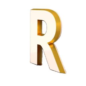 Wholesale Customized 3d Luminous Acrylic Letter External Illuminated Building