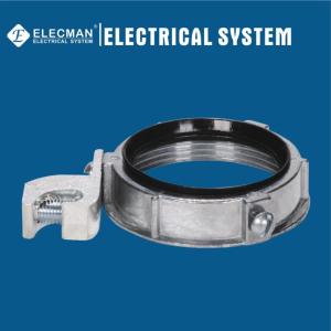 Quality Zinc Insulated Rigid IMC Fittings Threaded Grounding Bushing With Aluminum Lug for sale