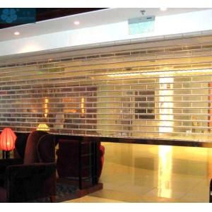 Commerce Use 5000mm Wide 16mm Bar Clear Roller Shutters