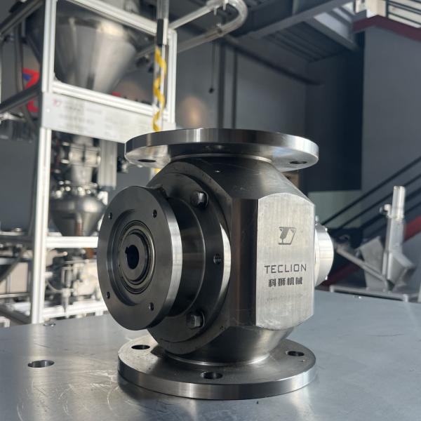 Hygiene High Temperature Rotary Valve Industrial Airlock For Powder Metering