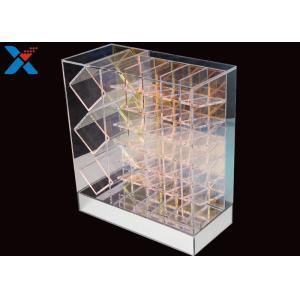 46 Holders Acrylic Cosmetic Box Mirror 7 Floors Organizer Storage Box