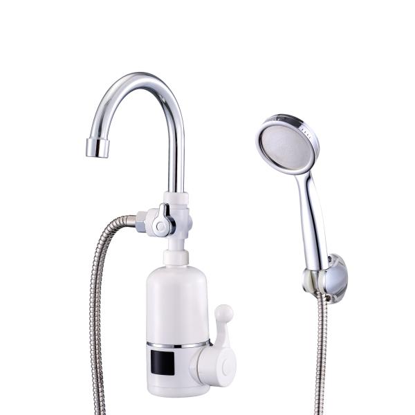3-5s Water Heater Digital Control Electric Faucet 2KW 3KW With Shower Head