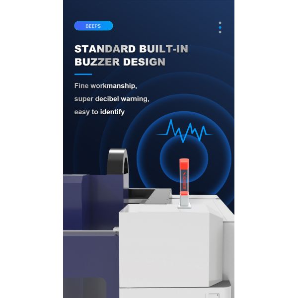 Red Orange Machine Light Tower 24V DC LED Lights Lamp With Buzzer Alarm For CNC Machine