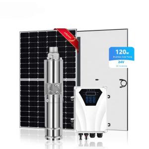 Deep well Solar pump 200W 500W 750W for deep well dc submersible solar water