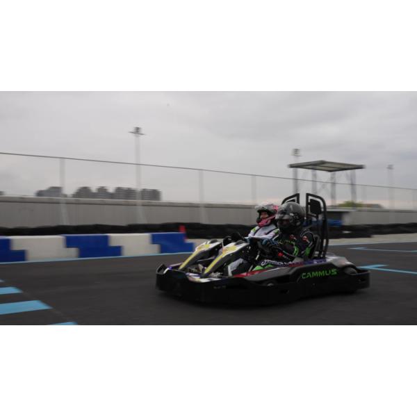 Children Racing 3000RPM Indoor Electric Go Kart 32km/h For Adults