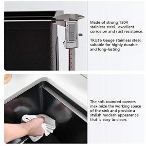 Nano Black PVD Stainless Steel Sink For Apartment