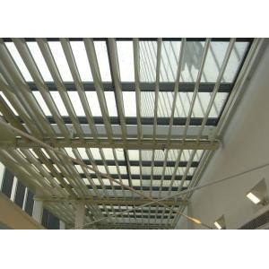 6000 Series External Aluminium Louvres , Durable Extruded Aluminium Sun Louver