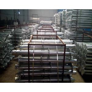 Tieback Square Shaft Helical Ground Anchors Pier Foundation Customized