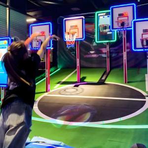 Adults Multiple Players Folding Basketball Shot Electronic Arcade Game Machine